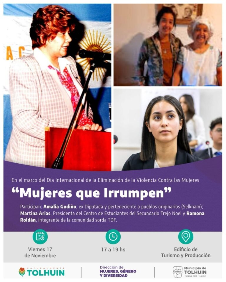 EL MUNICIPIO DE TOLHUIN ORGANIZÓ EL ENCUENTRO “MUJERES QUE IRRUMPEN”