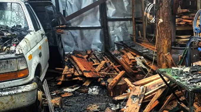 incendio en carpiteria de tolhuin