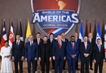Trump inauguró su “Escudo de las Américas” con doce jefes de Estado
