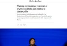 El New York Times pone a Milei en el radar global por $Libra y expone nuevas pruebas del caso. La criptoestafa en primera plana mundial